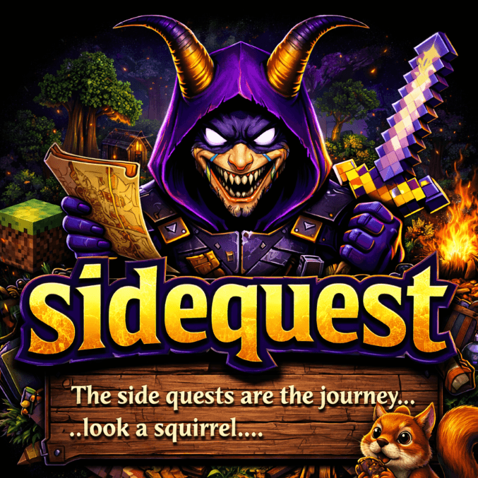 The sides quests are the journey...